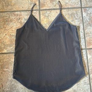 Express soft sleeveless top x-small grey
